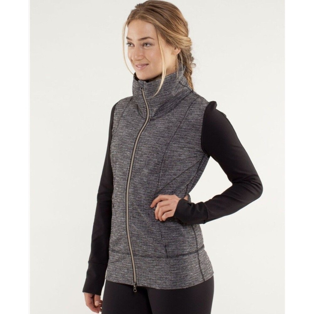 Lululemon Daily Yoga Set Size 8 Coco Pique Full Zip Tracksuit Jacket & Yoga Pant